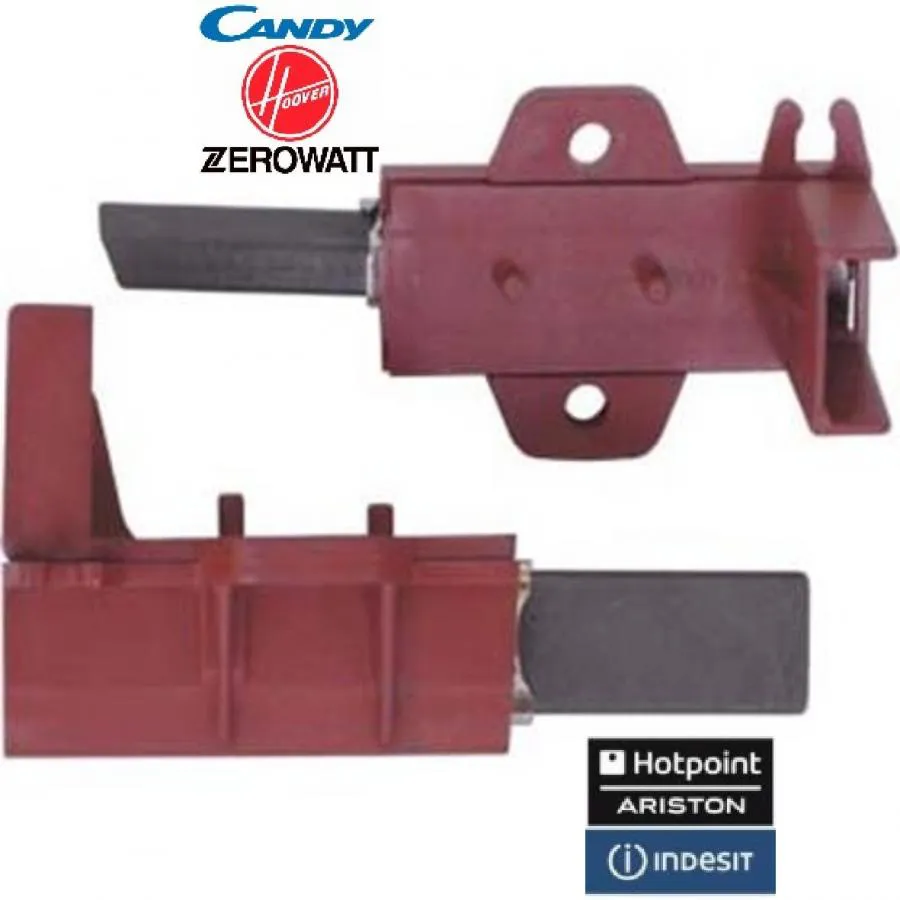 196539 2PZ SPAZZOLE CARBONCINI MOTORE LAVATRICE ARISTON INDESIT REX CANDY