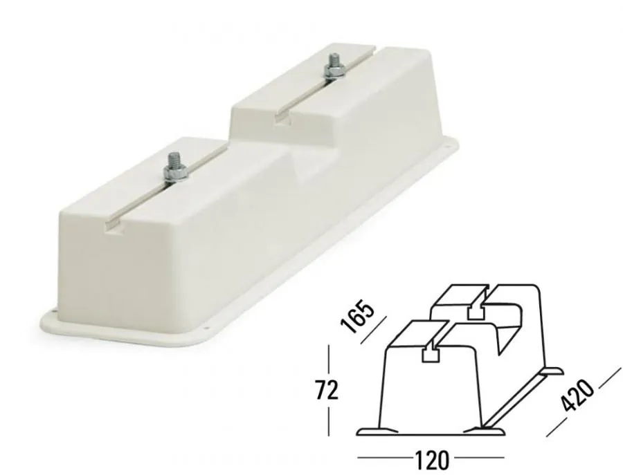 1pz. BASE staffa a PAVIMENTO UNITA' ESTERNA climatizzatore condizionatore