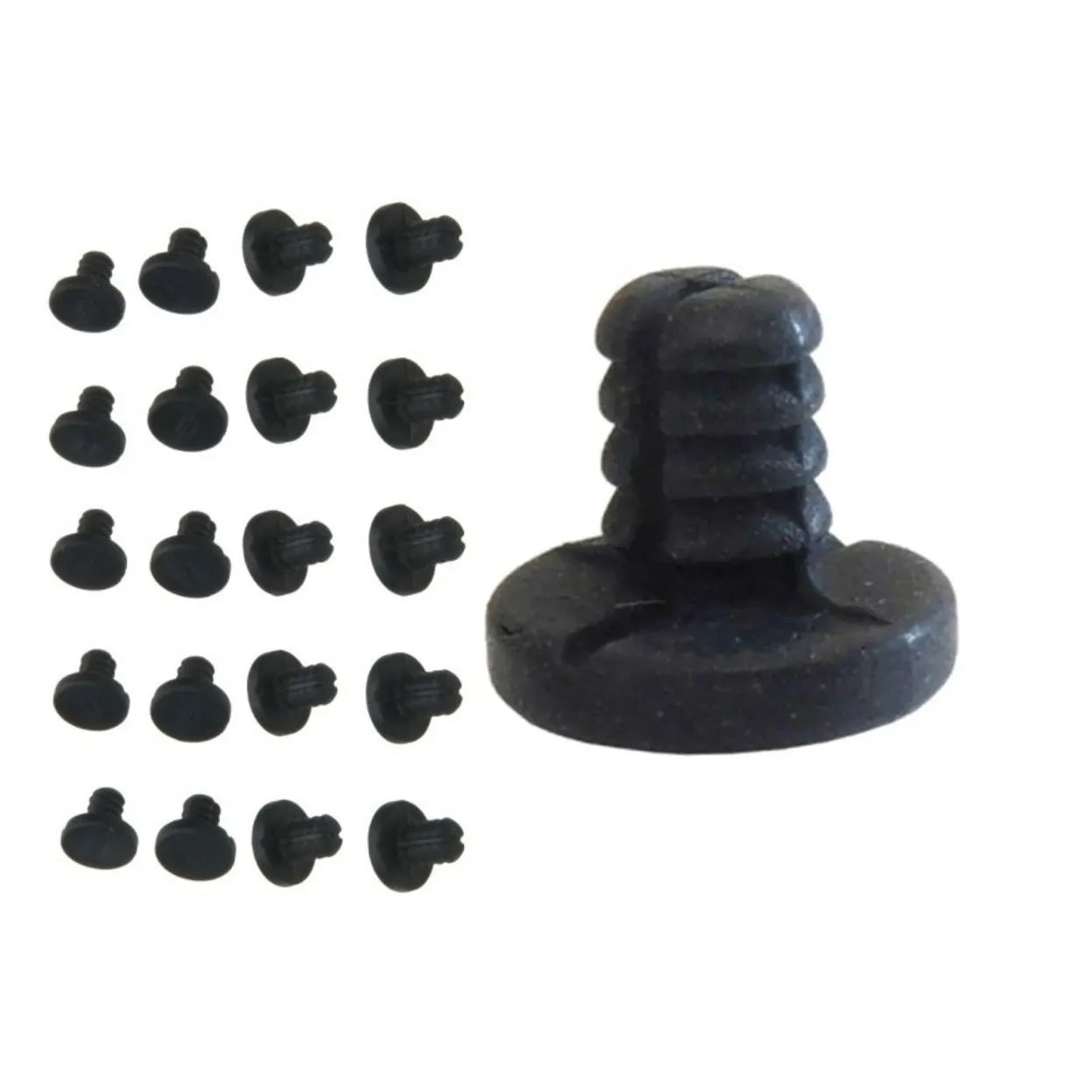 20PZ GOMMINI piedino POGGIA GRIGLIA PIANO COTTURA REX ELECTROLUX AEG 50252309005