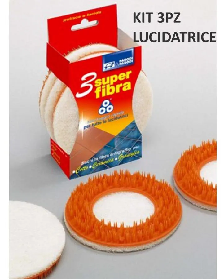 3 DISCHI SUPERFIBRA UNIVERSALE LUCIDATRICE