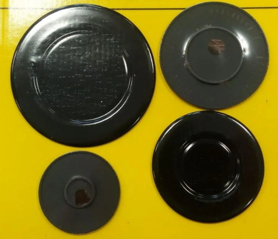 4 Piattelli Bruciatore Piani cottura ARISTON NARDI FRANKE INDESIT TECNOGAS 
