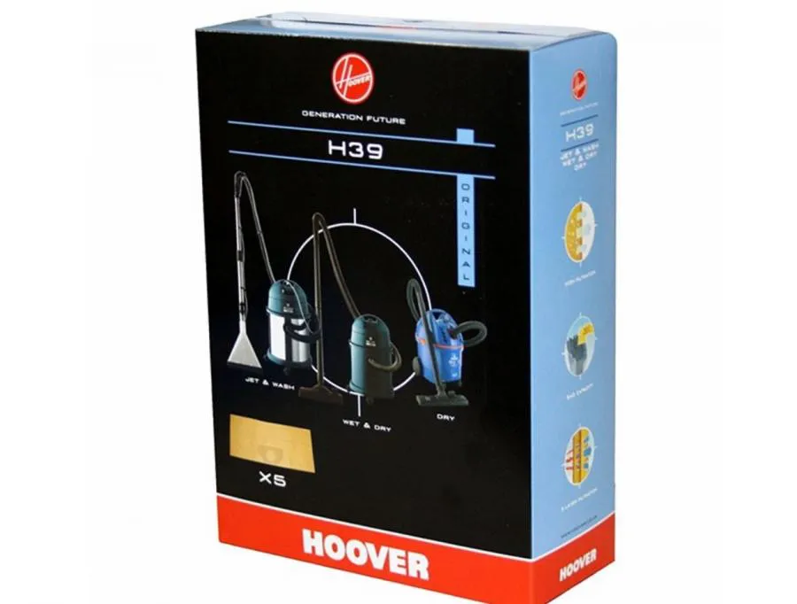 4 Sacchetti Aspirapolvere JET & WASH WET & DRY FORZA 1100 HOOVER ORIGINALI