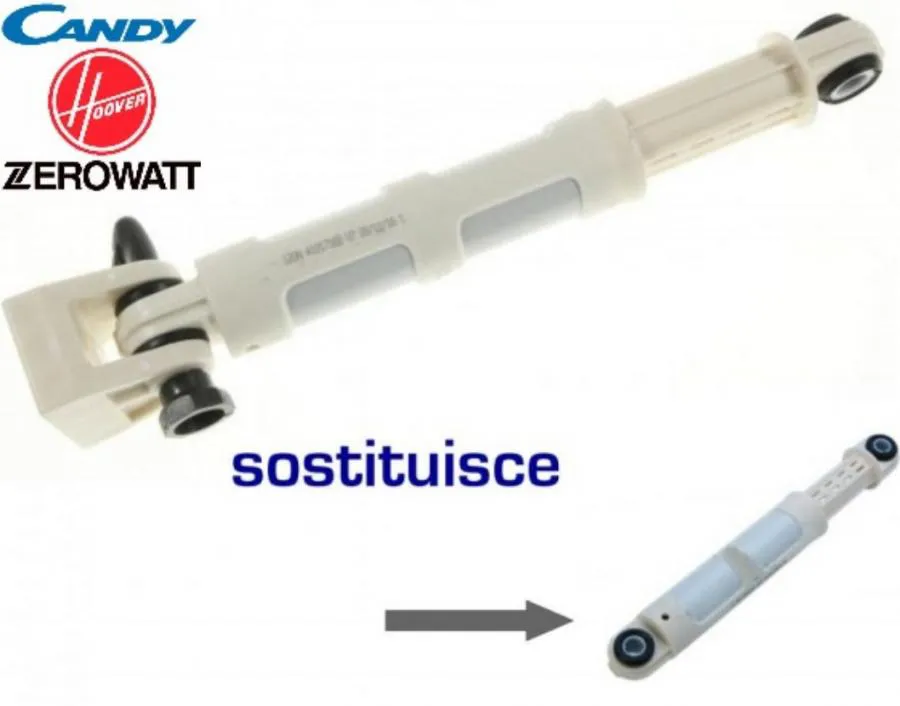 41017170 AMMORTIZZATORE LAVATRICE CANDY HOOVER L27cm ORIGINALE
