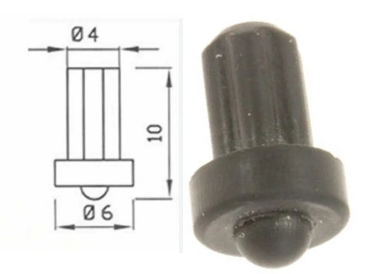 482000031825 PIEDINO GOMMA GRIGLIA PIANO COTTURA WHIRLPOOL ARISTON C00288701