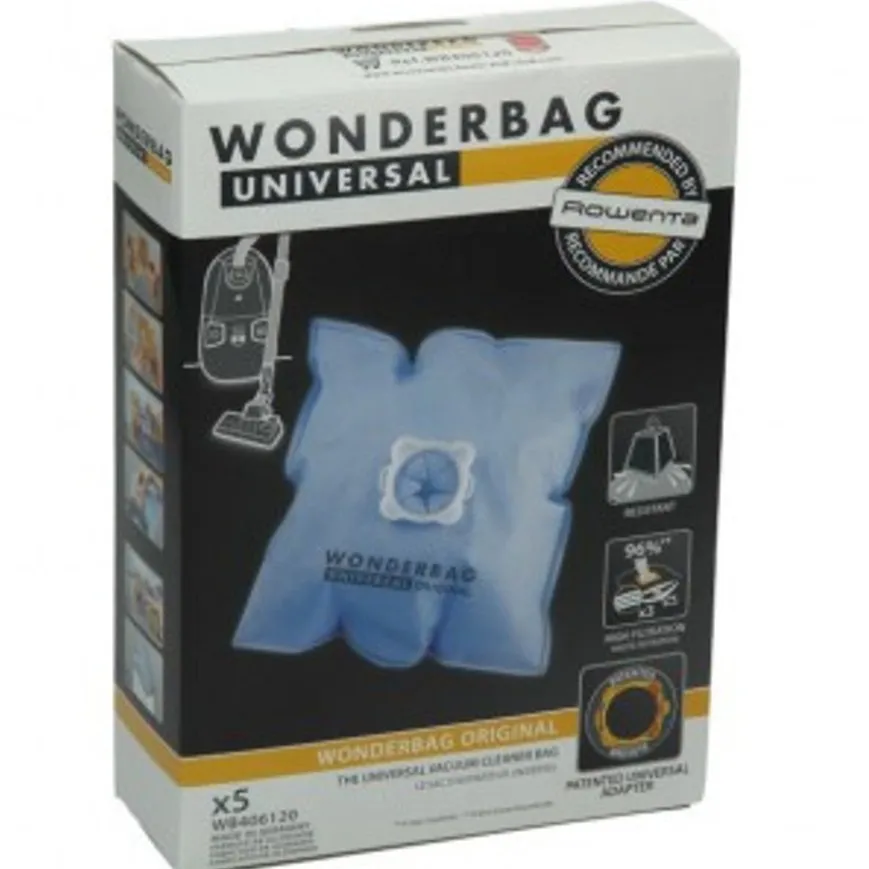 5PZ Sacchetti Rowenta Wonderbag WB105 E SPONGO INTENSO WB4021