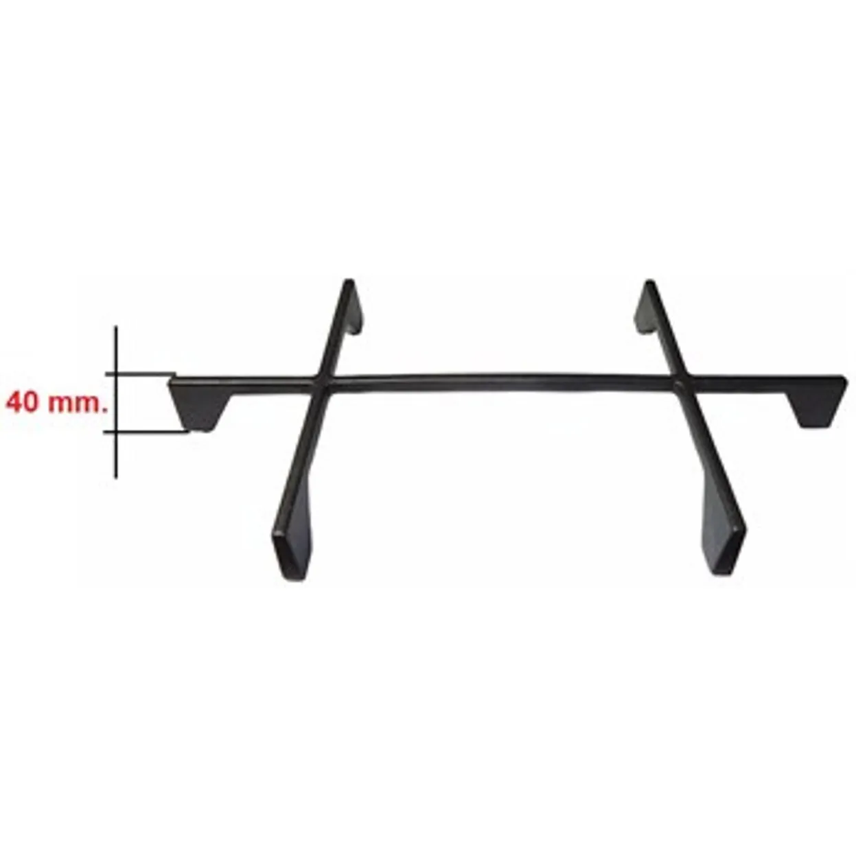 9601696 GRIGLIA GHISA 2 FUOCHI PIANI COTTURA FOSTER 415 X 225