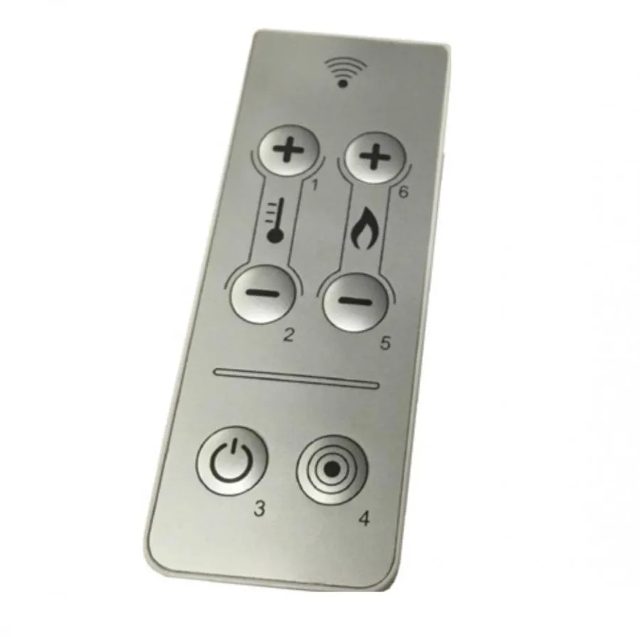 Telecomando slim infrarossi universale stufe a pellet dotate di scheda Micronovacon pannello.