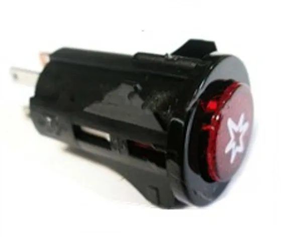 ARISTON PULSANTE LUMINOSO ACCENSIONE PIEZO PIANO COTTURA INDESIT 4 Contatti
