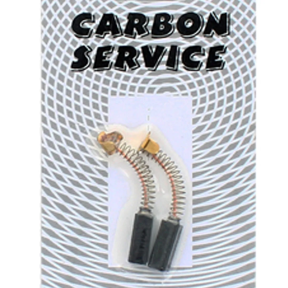 Blister da 2 carboncini 6 x 6 x 15,5 mm con molle adattabili Black & Decker