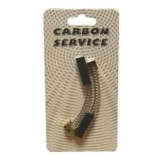 Blister da 2 carboncini 6 x 9 x 30 mm con molle e terminali LUCIDATRICI