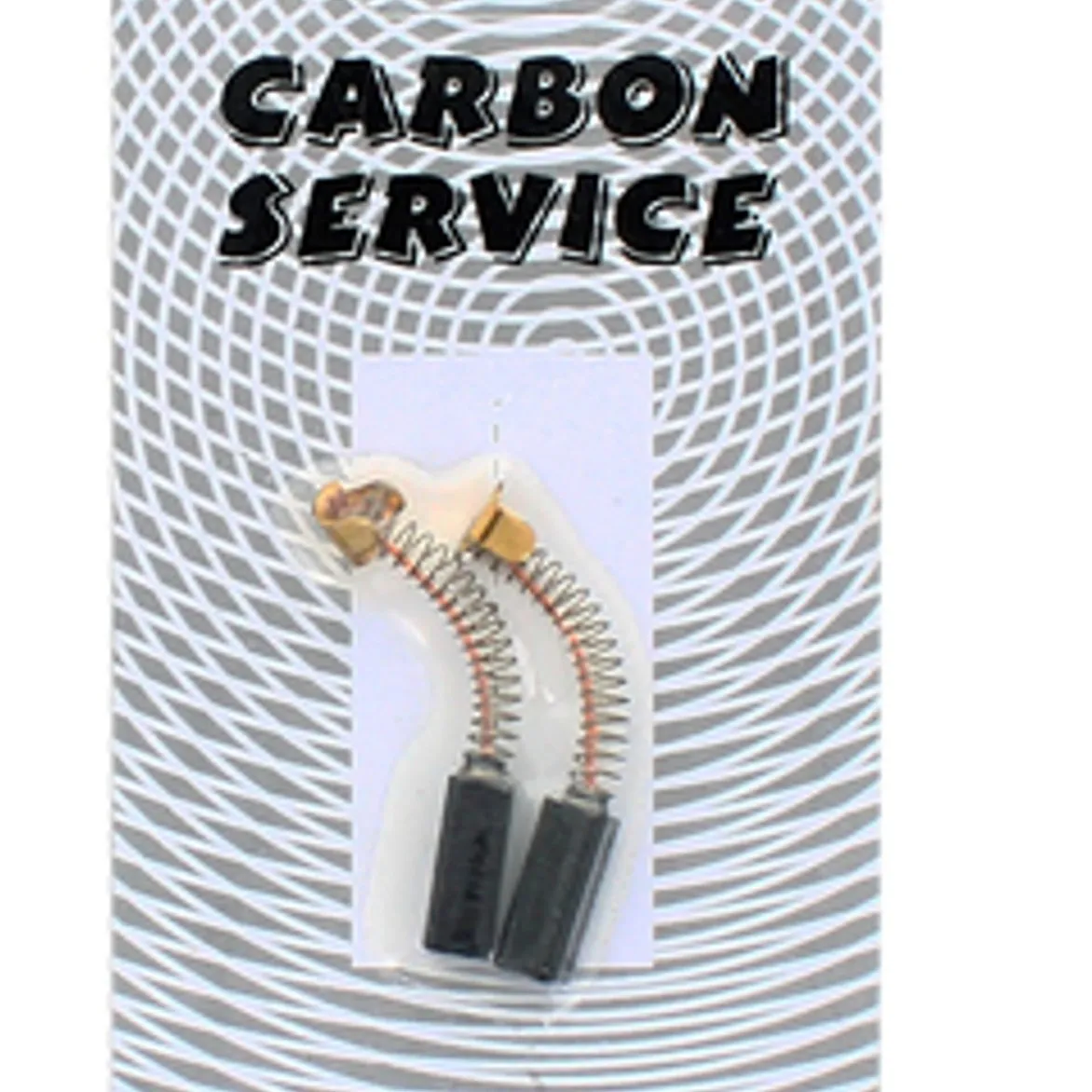 Blister da 2 carboncini 6,2 x 10 x 21,5 mm con terminali per UTENSILI trapano