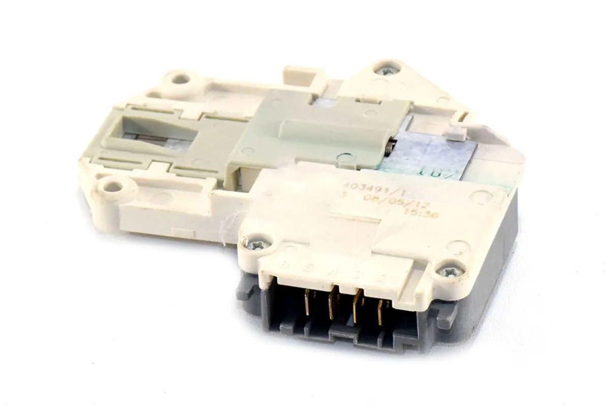 BLOCCOPORTA SERRATURA PORTA LAVATRICE REX ZANUSSI ELECTROLUX 4 CONTATTI