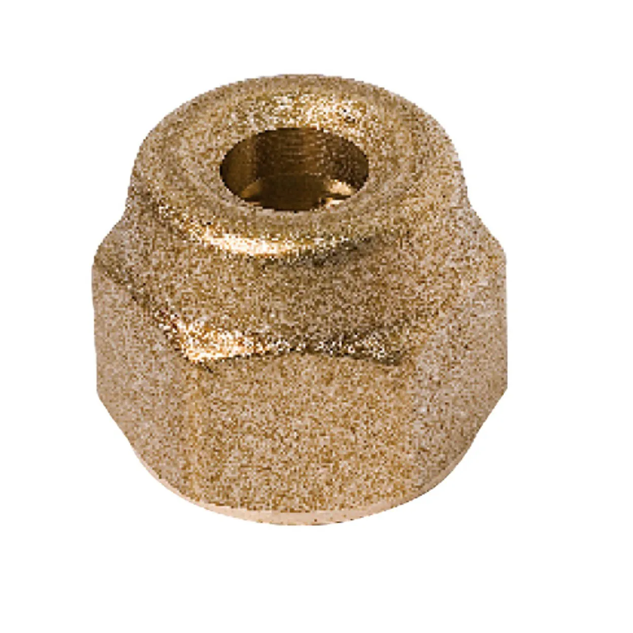 BOCCHETTONE RIDOTTO PER NIPLEX TUBO RAME Filetto 1/2 foro 3/8 CLIMATIZZATORE