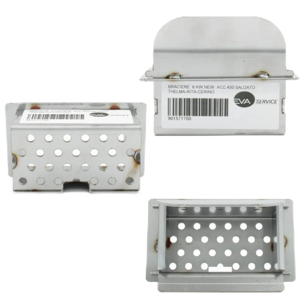 BRACIERE STUFA A PELLET NINA LORY RITA BETTY SISSY DORA ACCIAIO EVA CALOR PUNTO 