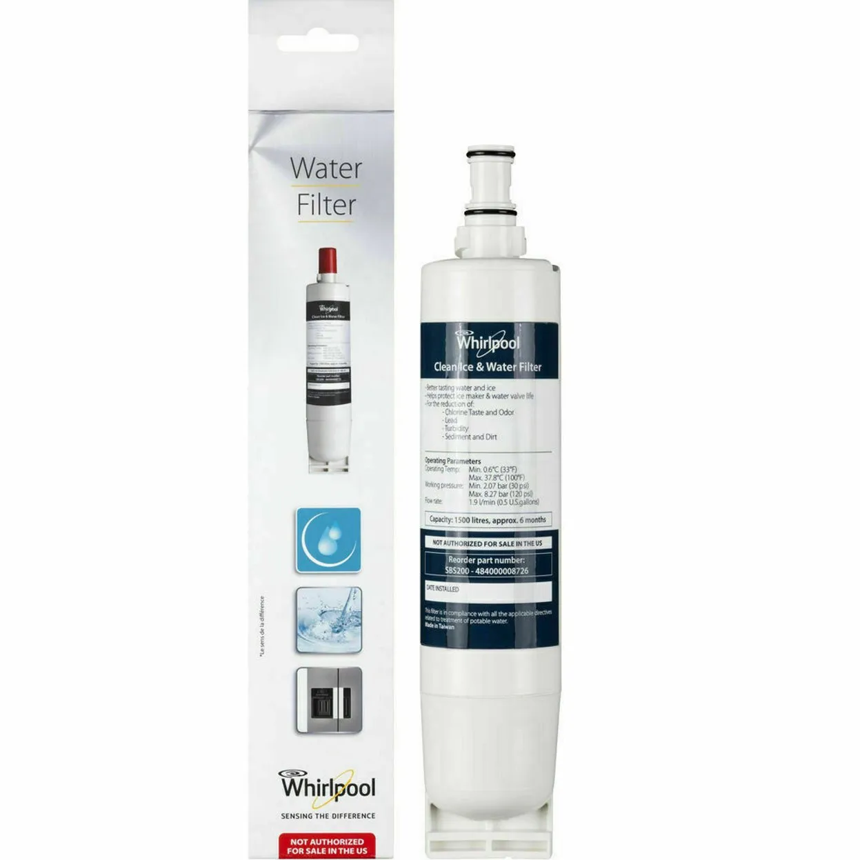 C00424824 FILTRO ACQUA CARTUCCIA FRIGORIFERO WATER FILTER ORIGINALE 484000008726