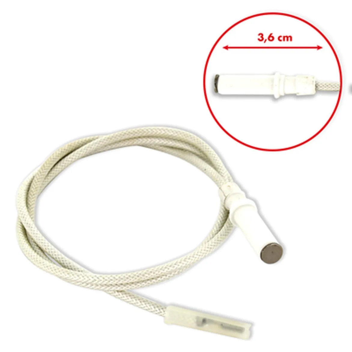 CANDELETTA ACCENSIONE SCINTILLA PIANI COTTURA CAVO 36CM TERIM FRATELLI ONOFRI