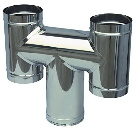 CANNA FUMARIA CAPPELLO ANTIVENTO AD * H * - INOX AISI304 80mm STUFA A PELLET