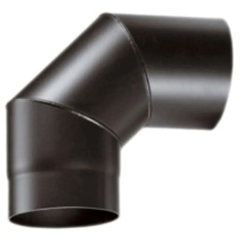 CANNA FUMARIA TUBO CURVA A 90 - LINEA LEGNA - DIAM. 130 STUFA A LEGNA