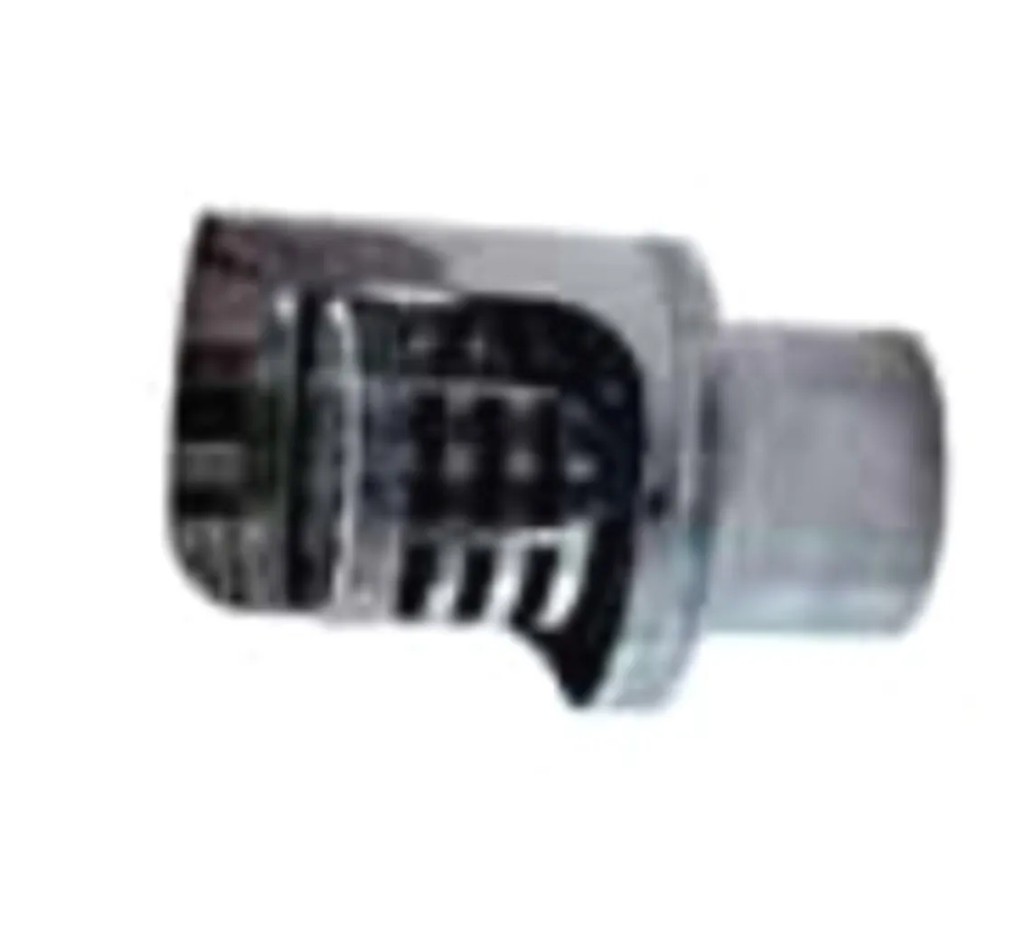 CAPPELLO ORIZZONTALE FINALE A GRIGLIA INOX diam 80 spess 0,58 STUFE A PELLET