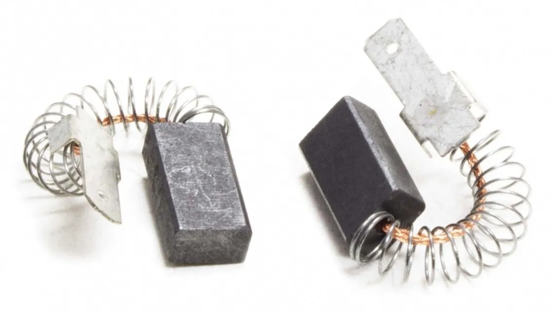 CARBONCINI KIT 2PZ SPAZZOLE MOTORE LAVATRICE PHILCO 10X6X19mm Ariston Indesit