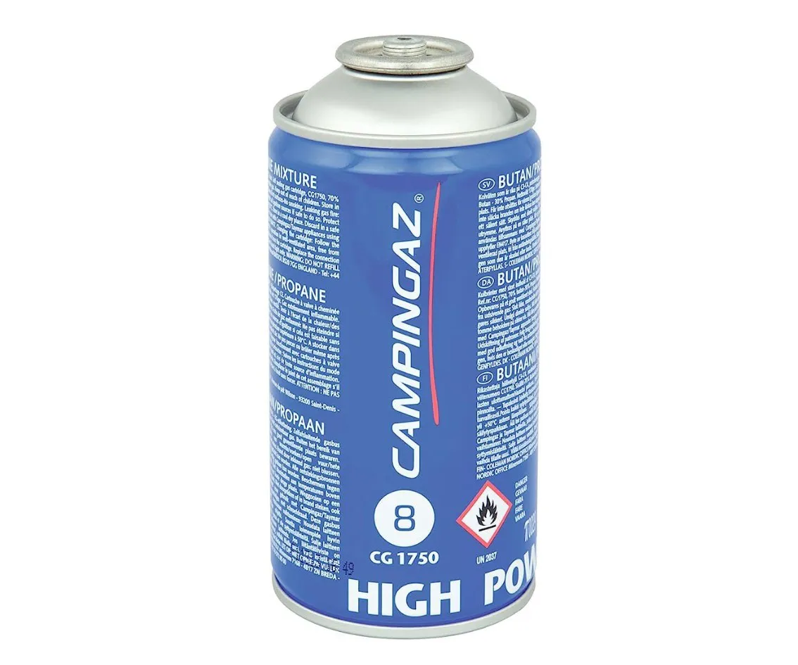 CARTUCCIA BOMBOLETTA GAS PROPANO 175g CAMPINGAZ CG1750 CANNELLI E FORNELLI