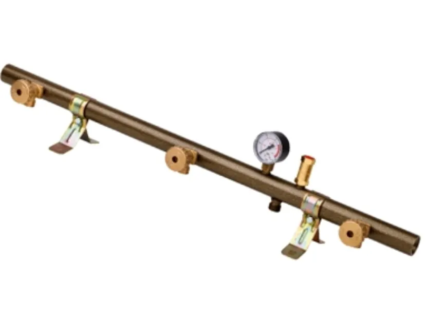 CENTRALINA 3 VIE MANOMETRO VALVOLA senza flessibili W20x1/14Sx GAS BOMBOLE GPL