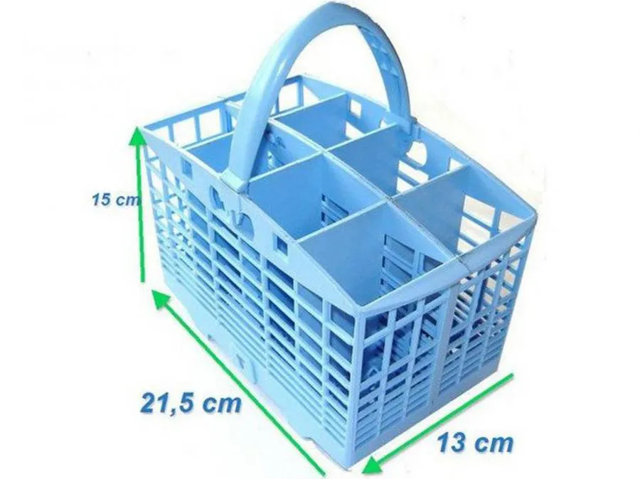 CESTELLO PORTA POSATE LAVASTOVIGLIE ARISTON INDESIT 132X150mm GRIGIO
