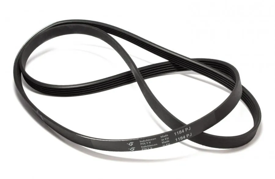 Cinghia elastica rigata lavatrice 1184 J5 RIGATA BOSCH WHILRPOOL