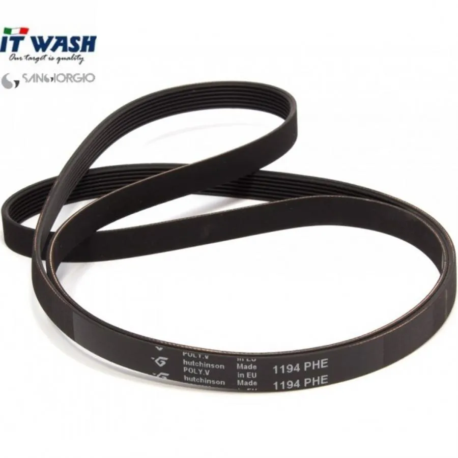 Cinghia lavatrice 1194 H7 MA  IT WASH ELECTROLUX REX ELASTICA RIGATA