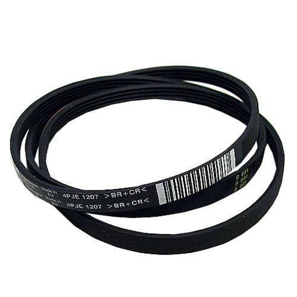 CINGHIA RIGATA PULEGGIA CESTO LAVATRICE WHIRLPOOL 1207 PJ4 J4 00126542 BOSCH