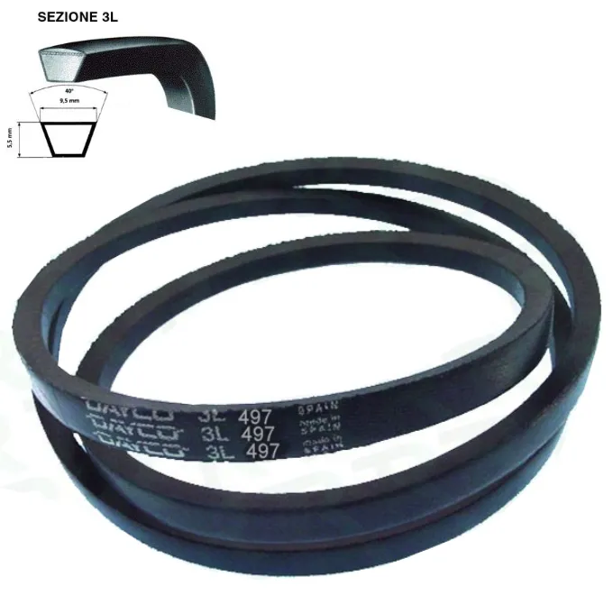 CINGHIA TRAPEZOIDALE LAVATRICE 3L 497 3L 496