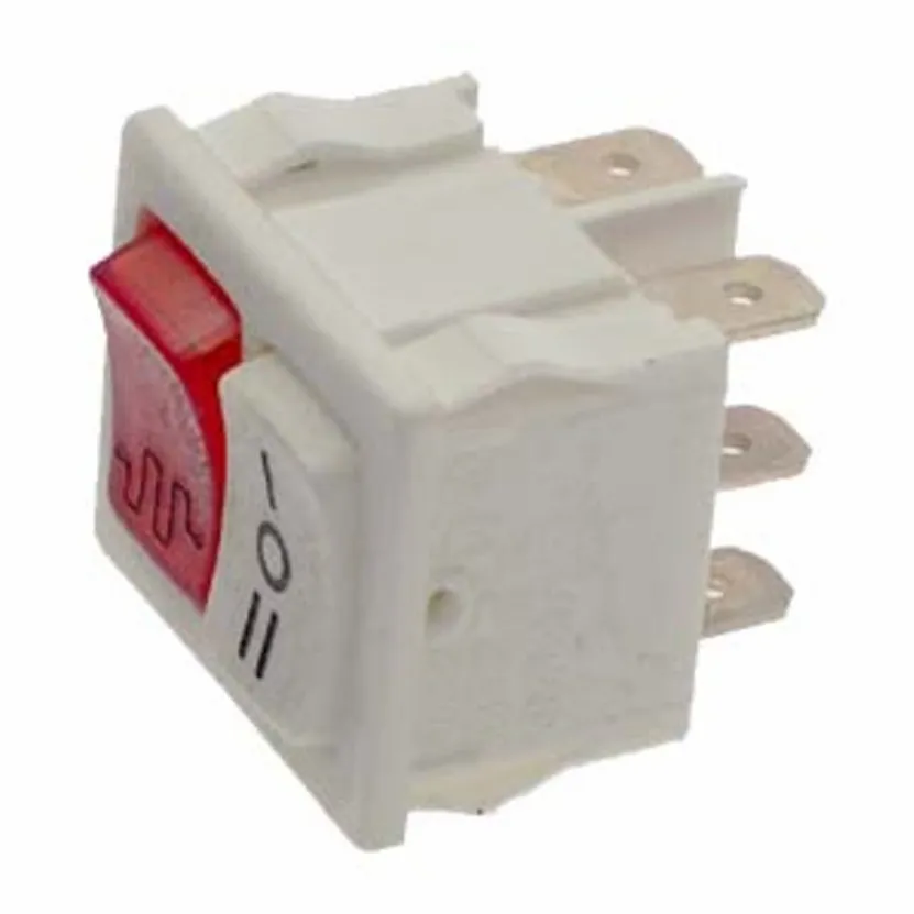 COMMUTATORE 0-1-2   INTERRUTTORE LUMINOSO DOPPIO BISTECCHIERE 6C