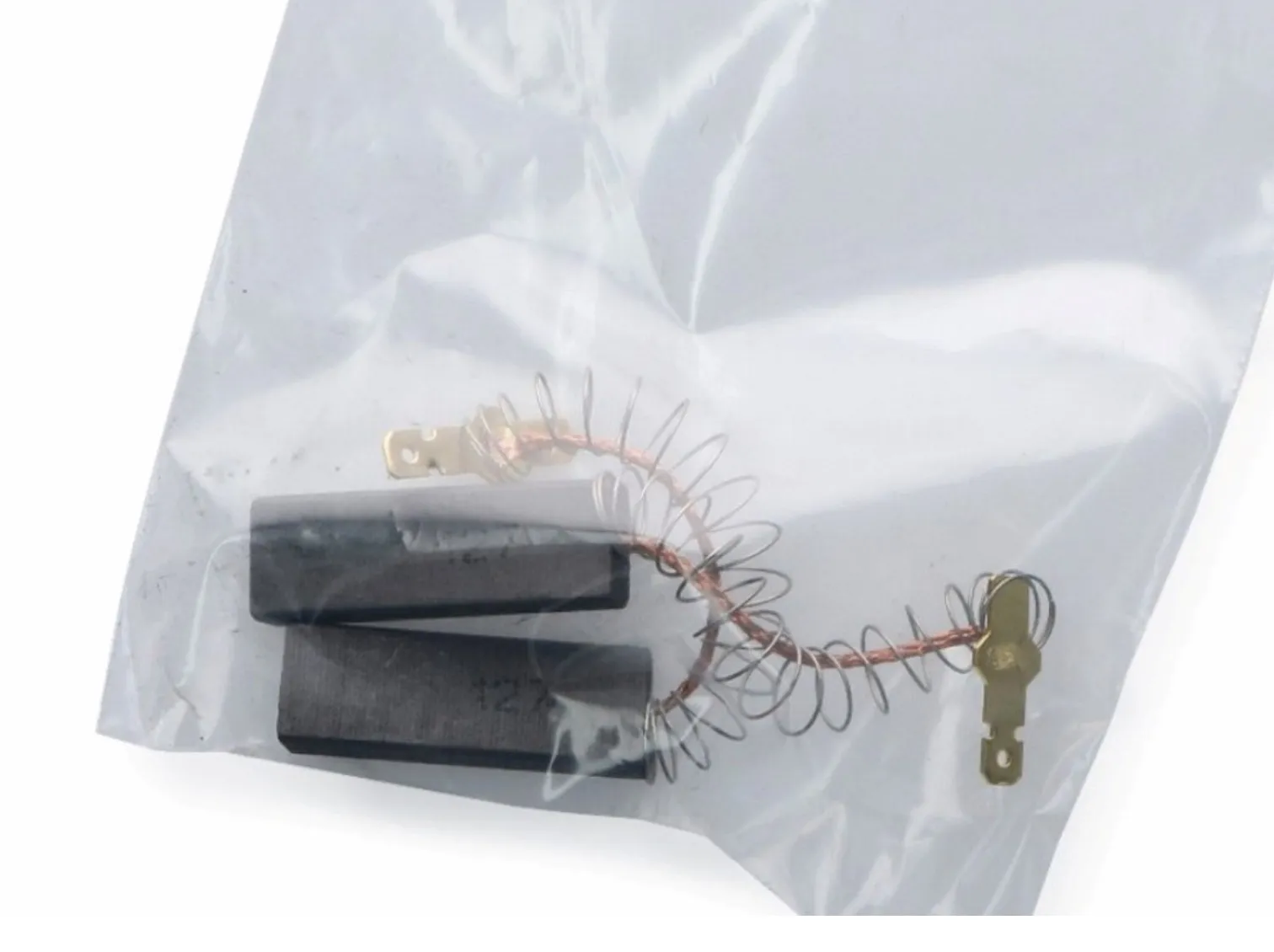 COPPIA CARBONCINI SPAZZOLE LAVATRICE BOSCH WHIRLPOOL ORIGINALI 5x12,4x36mm