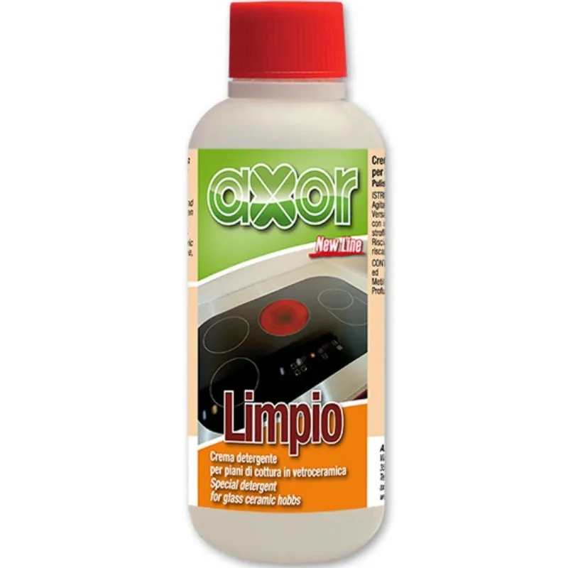 CREMA DETERGENTE SGRASSANTE PULIZIA PIANI DI COTTURA IN VETRO CERAMICA 250ML