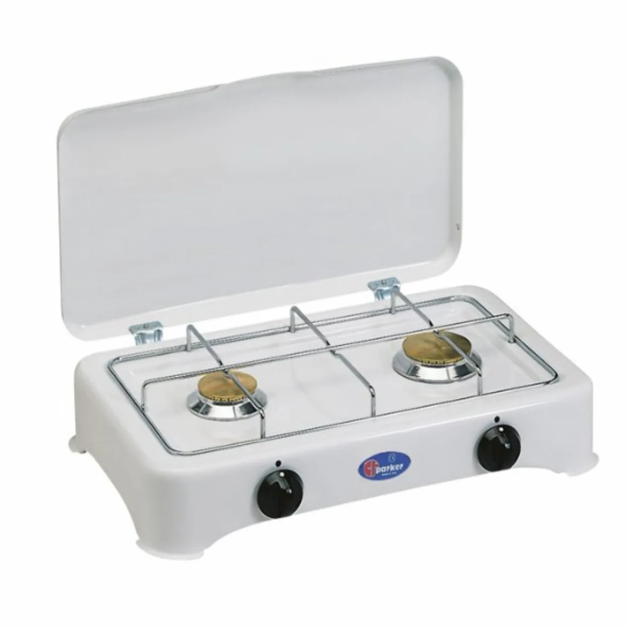 CUCININO IFORNELLO A GAS 2 FUOCHI GRIGLIA FILO 5326C GAS METANO PARKER ITALY