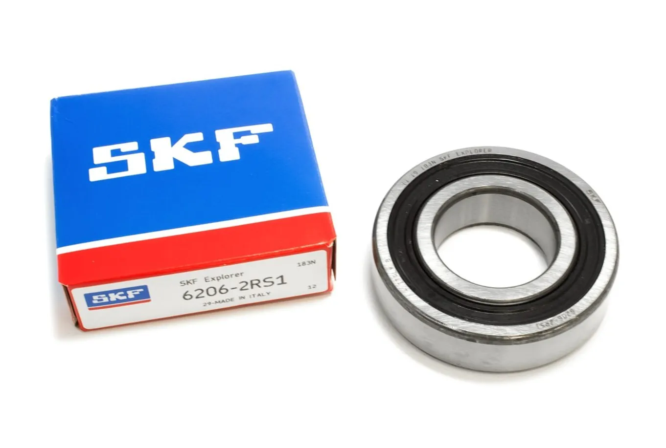 CUSCINETTO TIPO: 6206 2RS. DIMENSIONI: 30X62X16MM. SKF UNIVERSALE LAVATRICE