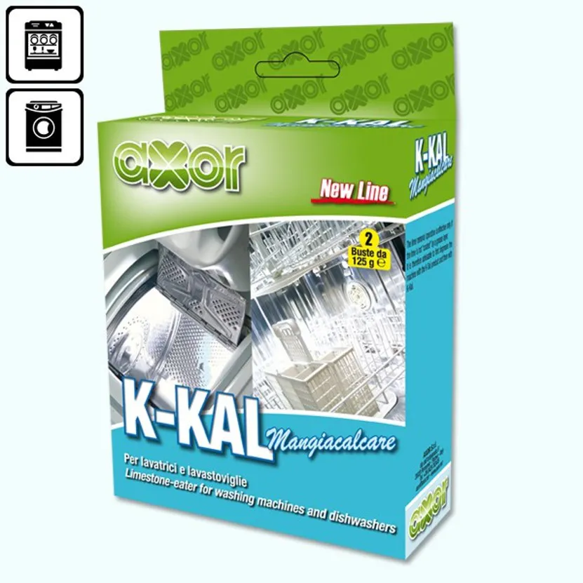 DECALCIFICANTE IN POLVERE LAVATRICE E LAVASTOVIGLIE 2 Buste da 125gr