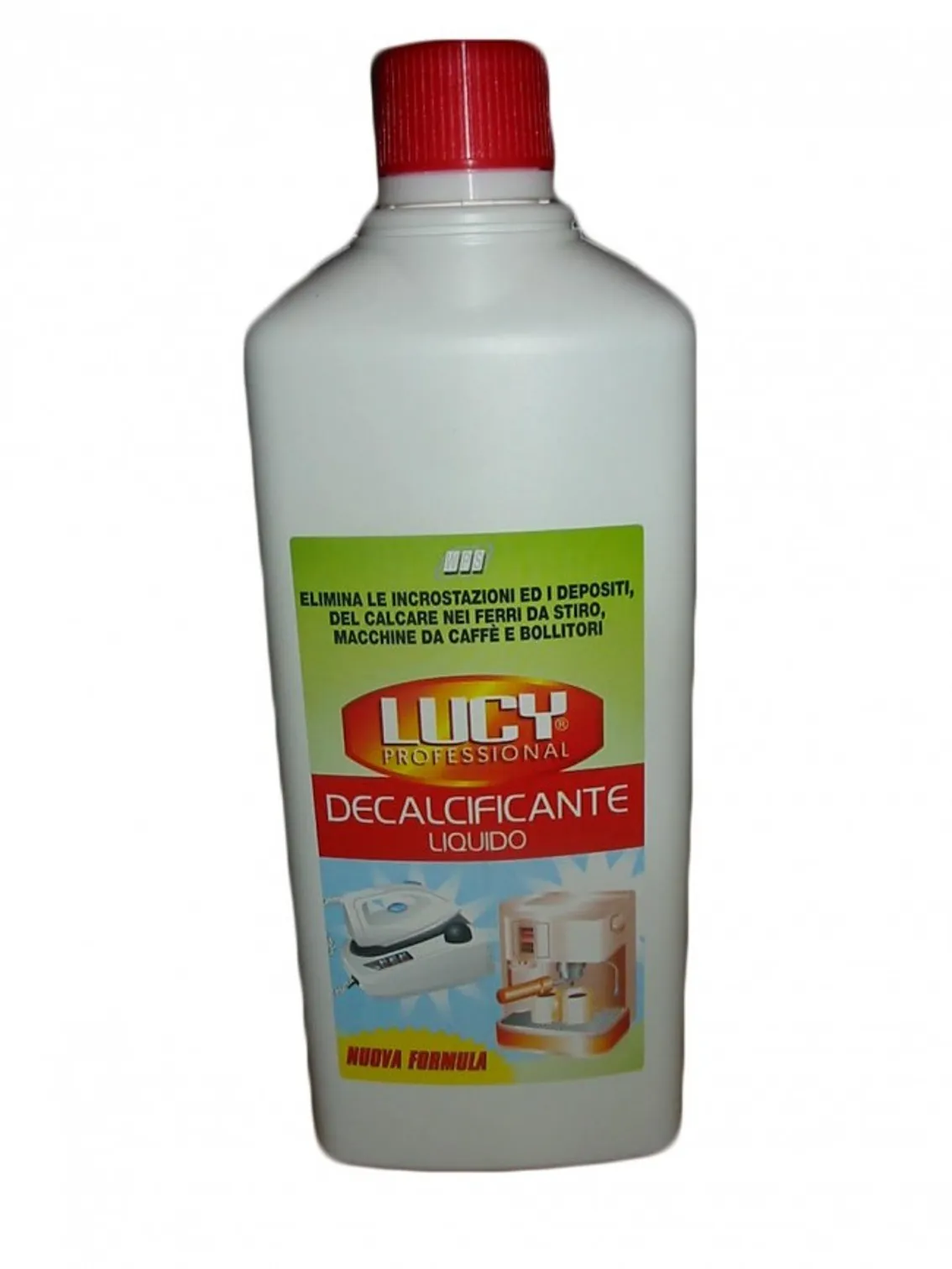 DECALCIFICANTE LIQUIDO FERRI DA STIRO E MACCHINE DEL CAFFE' 750ML LUCY