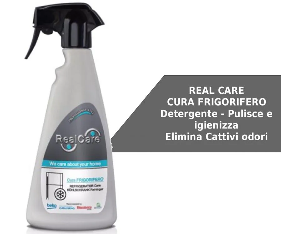 DETERGENTE CURA FRIGORIFERO cufa frigo REALCARE 500ML ELIMINA CATTIVI ODORI