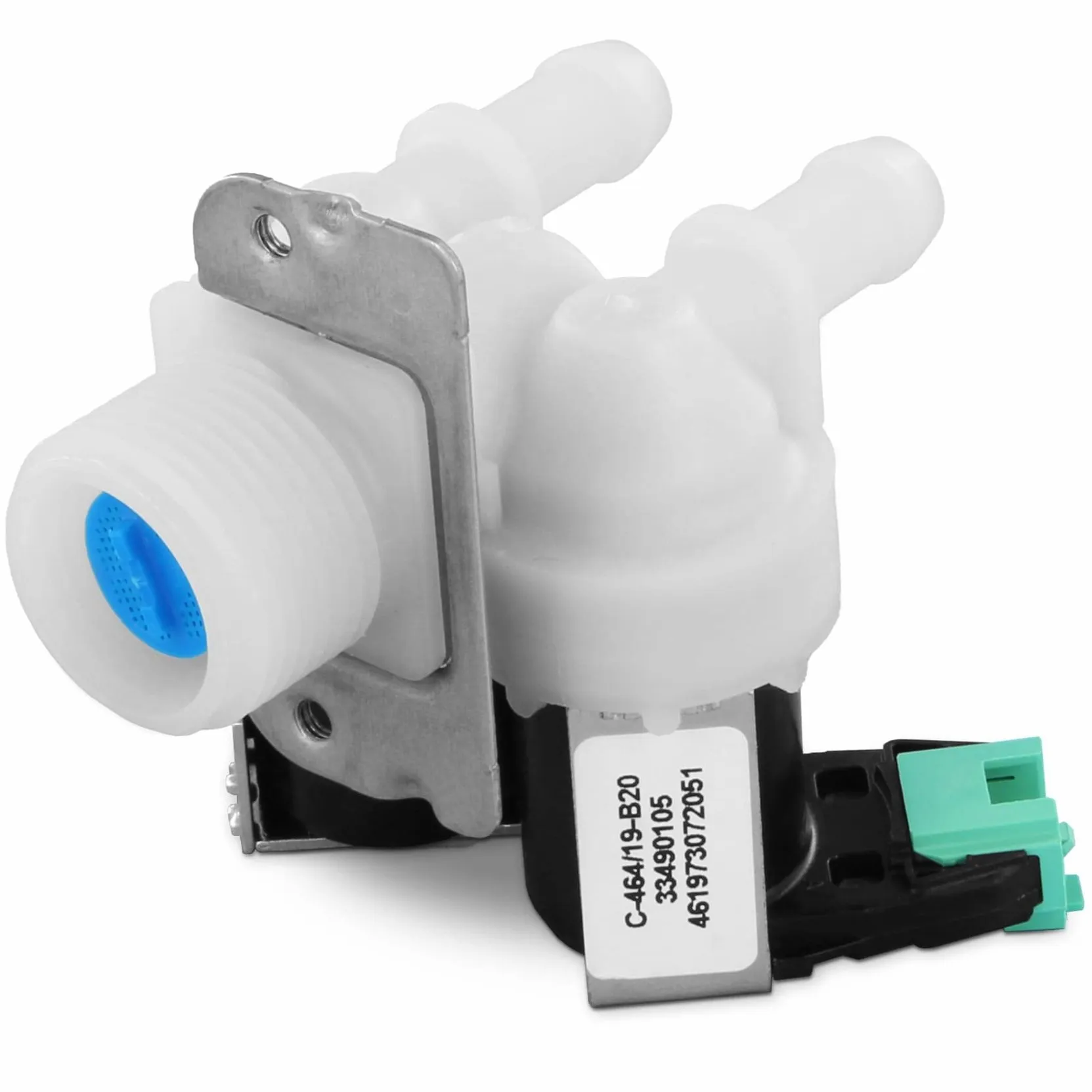 ELETTROVALVOLA DOPPIA 2 VIE LAVATRICE WHIRLPOOL 481228128468