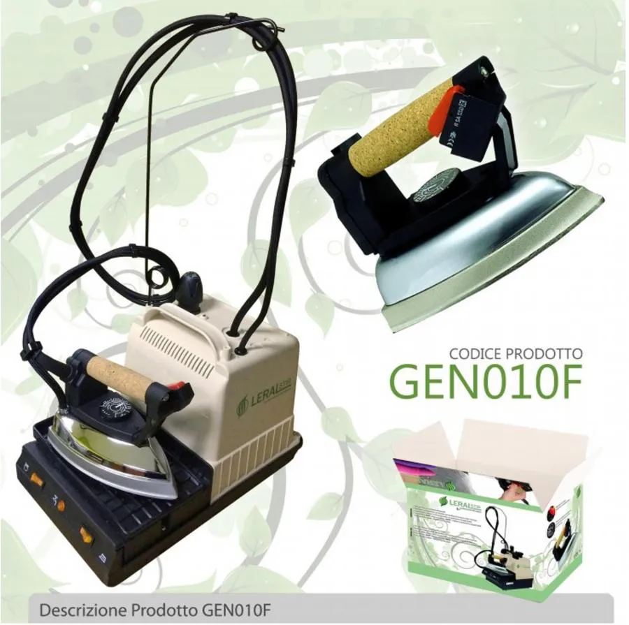 FERRO DA STIRO CON CALDAIA PROFESSIONALE DA 1,8 LT BY STIROLUX 4,5 BAR