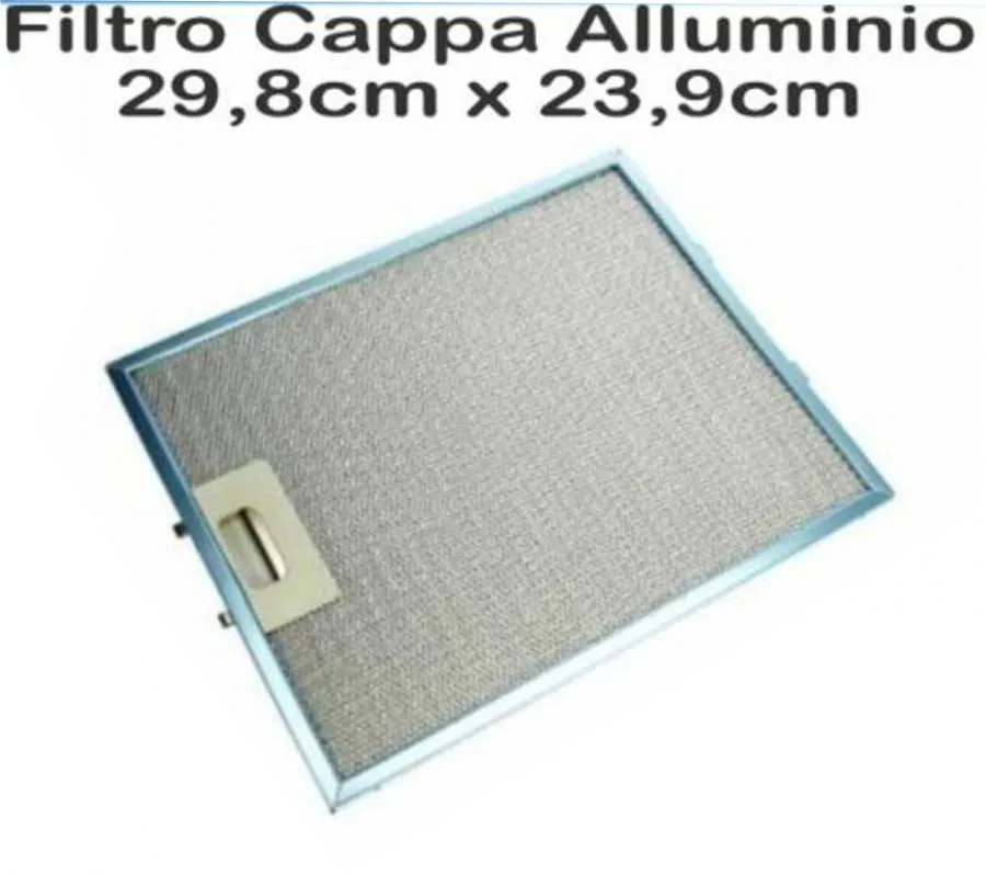 FILTRO CAPPA ALLUMINIO BEST MISURE 29,8cm x 23,9CM Metallico 08087358 ELECTROLUX