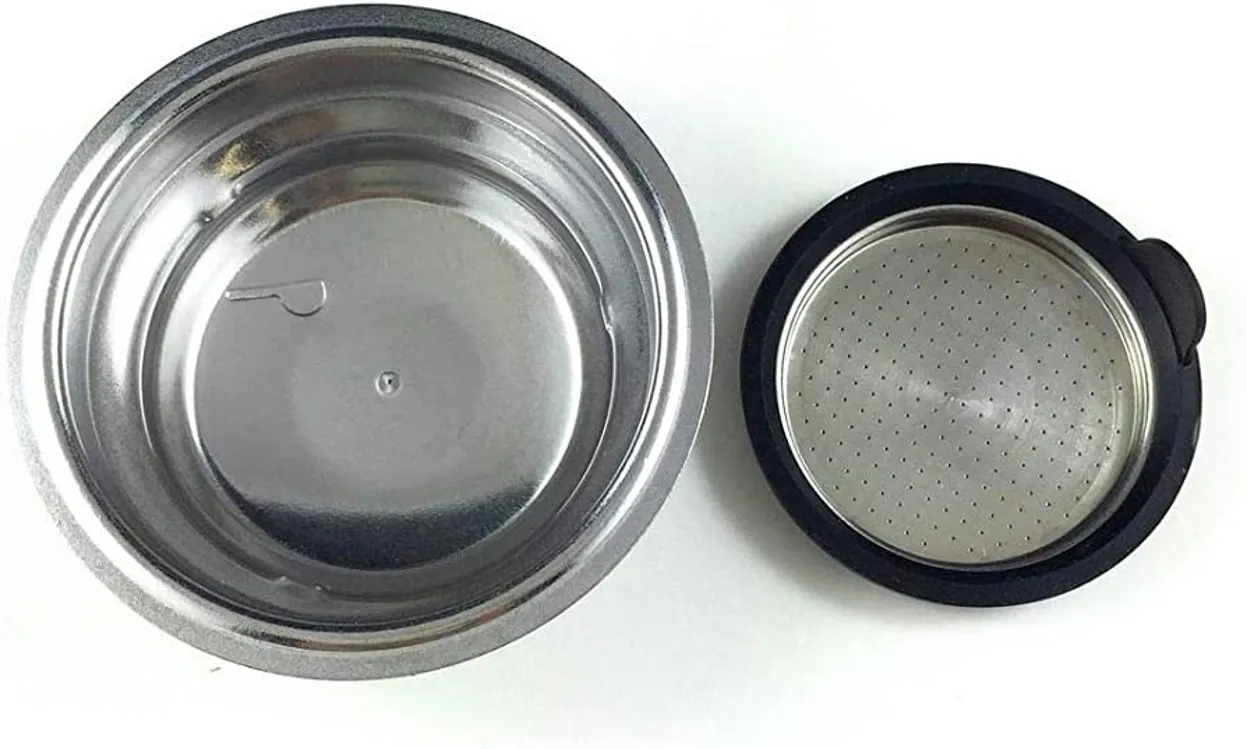 FILTRO PORTA CAFFE 1 TAZZA MACCHINA ESPRESSA DE LONGHI ORIGINALE 61,5mm 