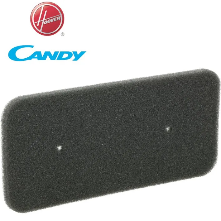 FILTRO SPUGNA ASCIUGATRICE HOOVER CANDY NERO 27cm x 12,5cm