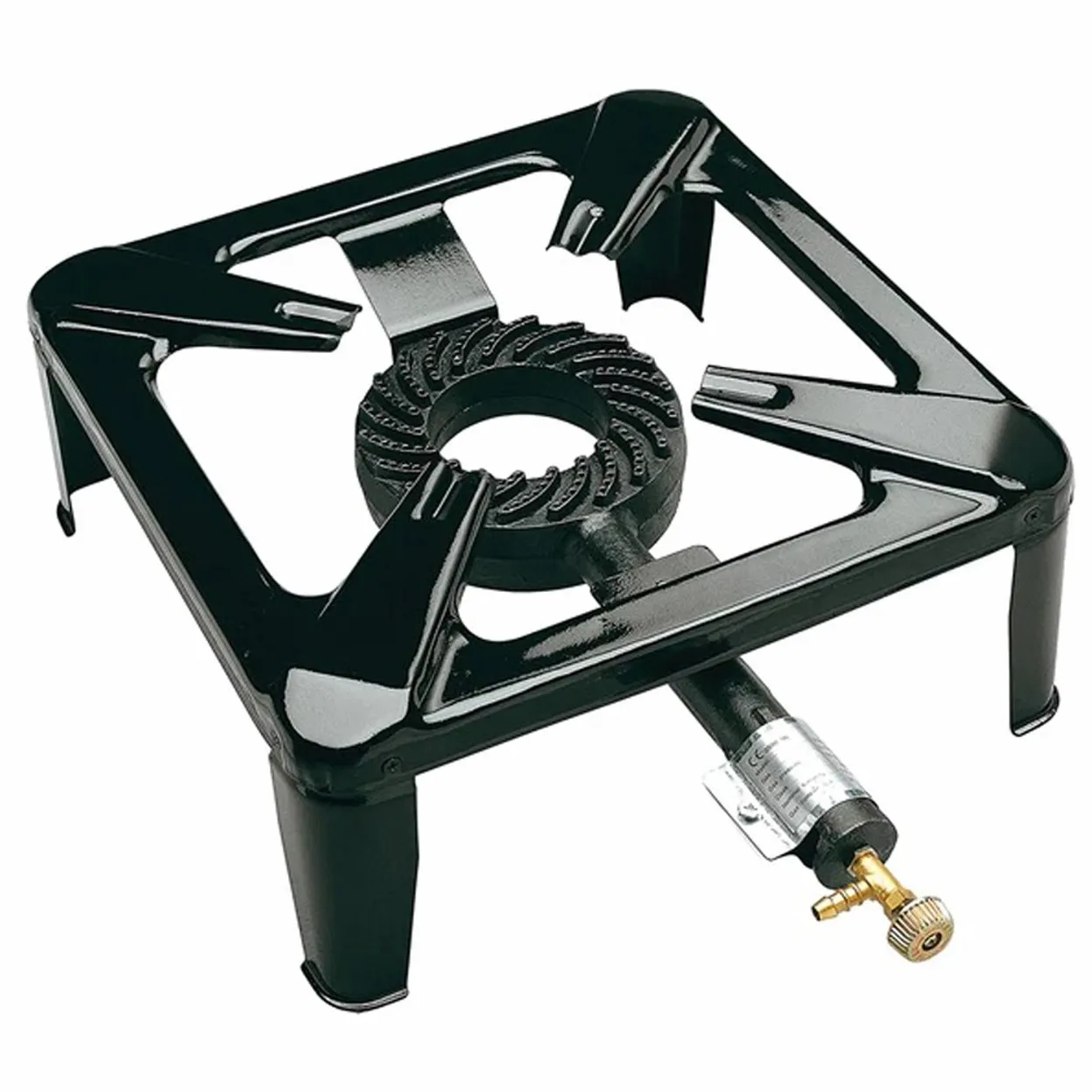 FORNELLONE A GAS BOMBOLA GPL GHISA 4 PIEDI ROBUSTO POMODORO MADE IN ITALY 7500w 