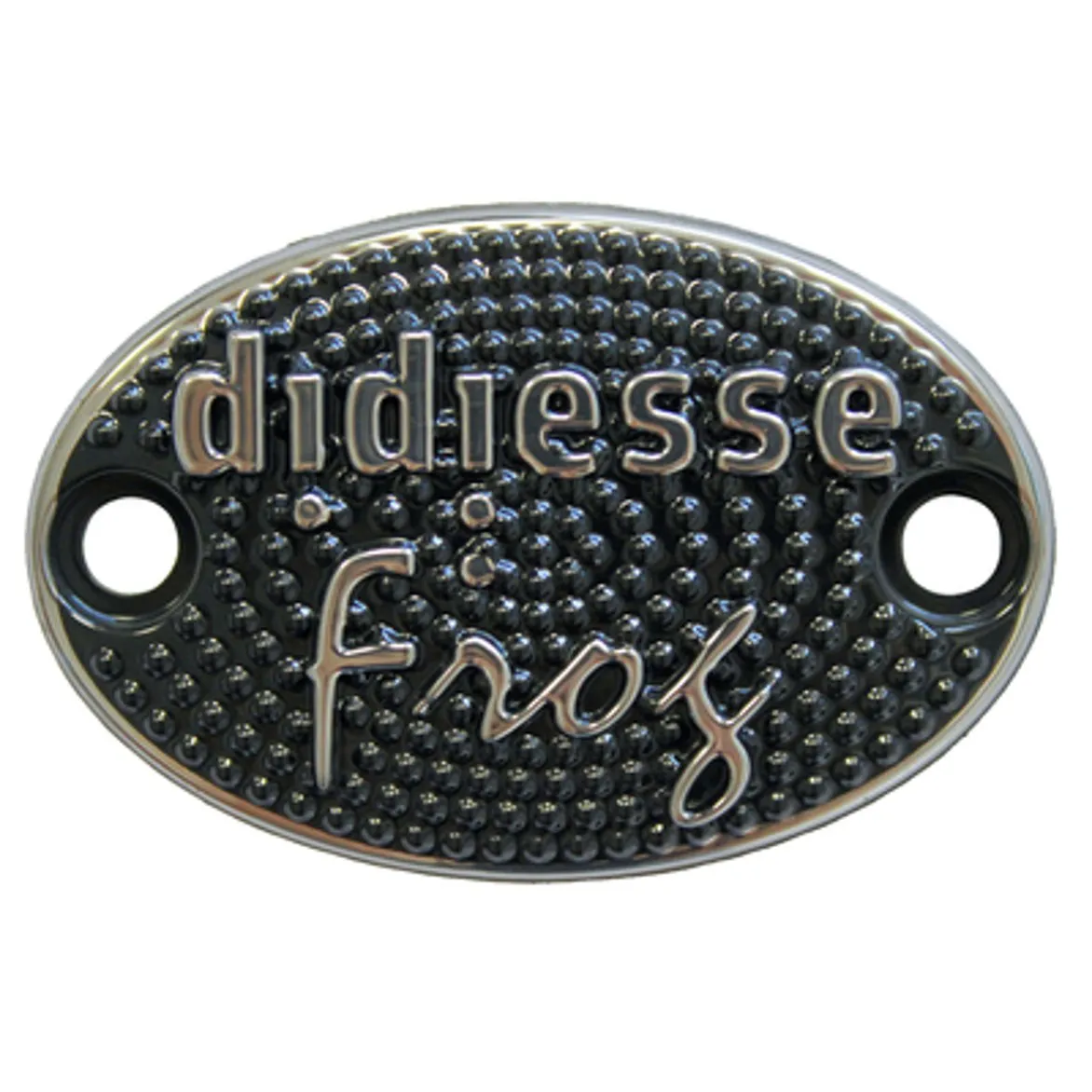 FREGIO LOGO TARGHETTA OVALE PER MACCHINA DEL CAFFE DIDIESSE FROG