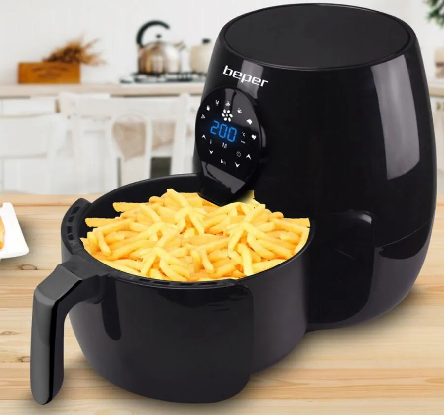 Friggitrice ad aria calda 5 litri digitale BEPER 200 1450gr