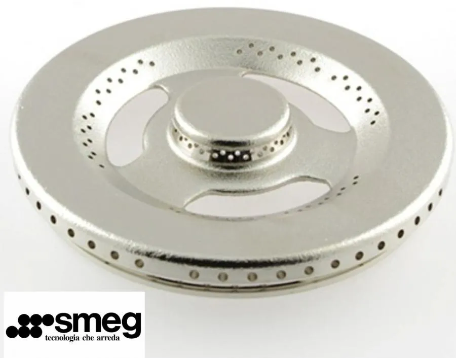 GIGANTE DOPPIA TRIPLA CORONA SPARTIFIAMMA FUOCO PIANO COTTURA CUCINA SMEG