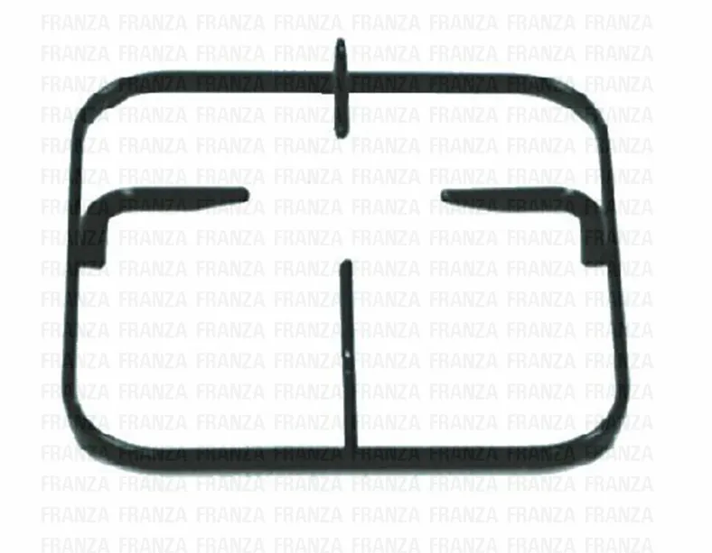 GRIGLIA 1 FUOCO 207X210 CUCINA NARDI NERO SMALTATO Altezza 42mm