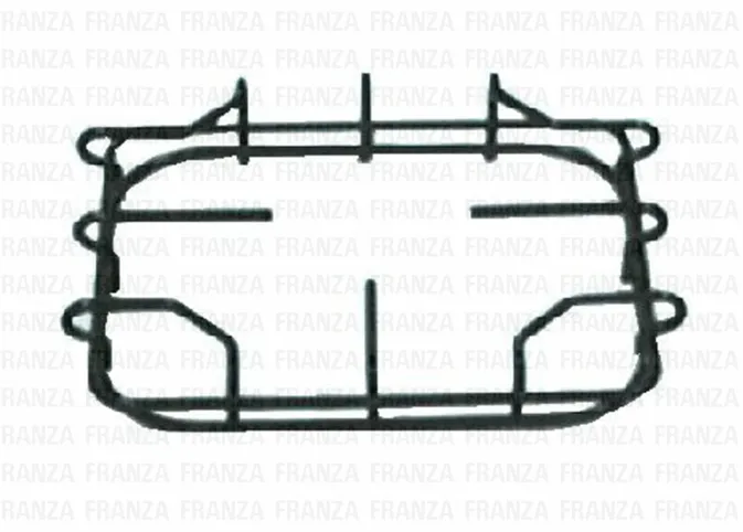 GRIGLIA 1 FUOCO 225X177 CUCINA STAR SMALTATA NERA